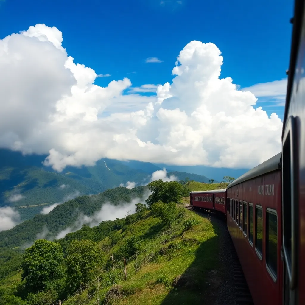 Darjeeling hill train