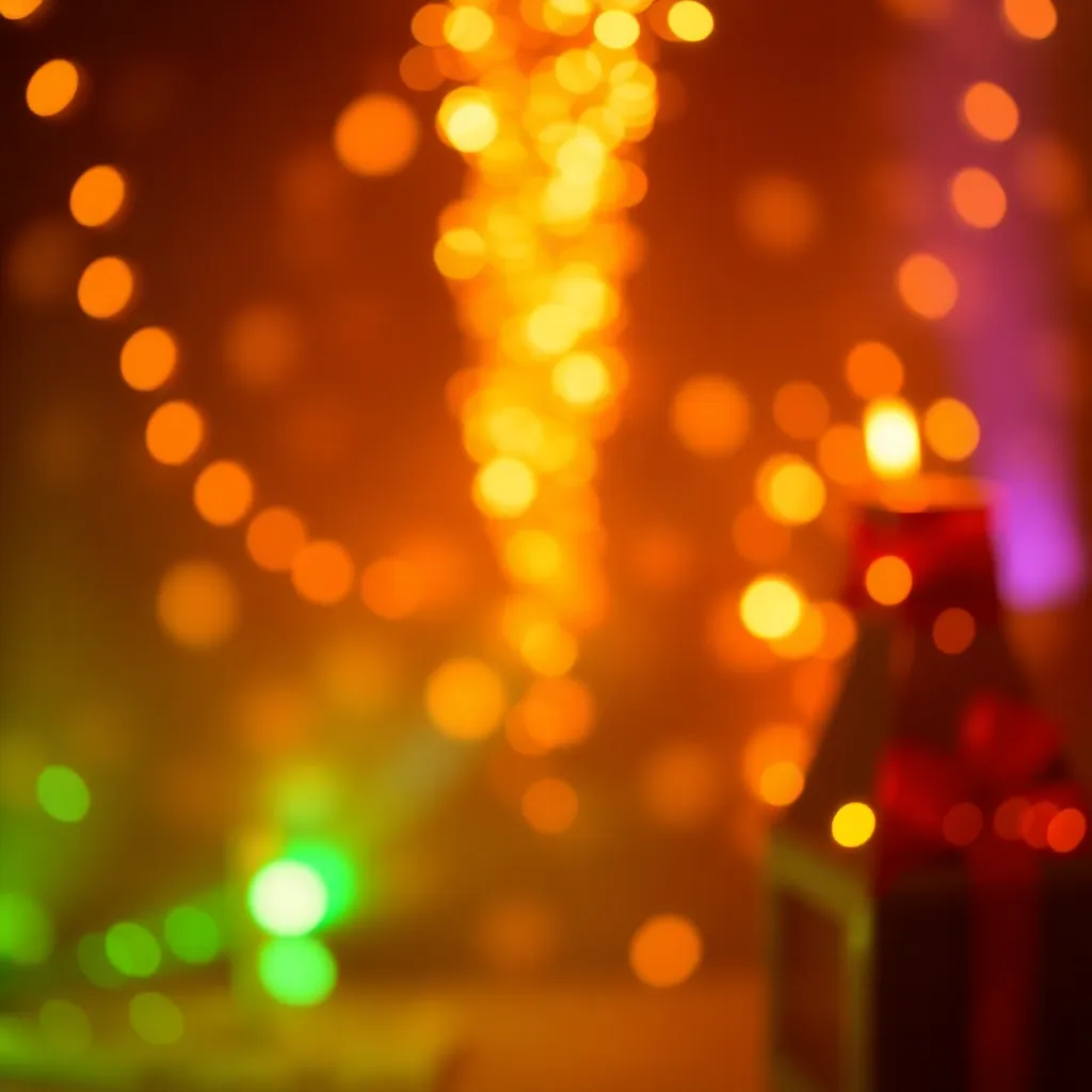 Warm glowing background with festive celebration theme
