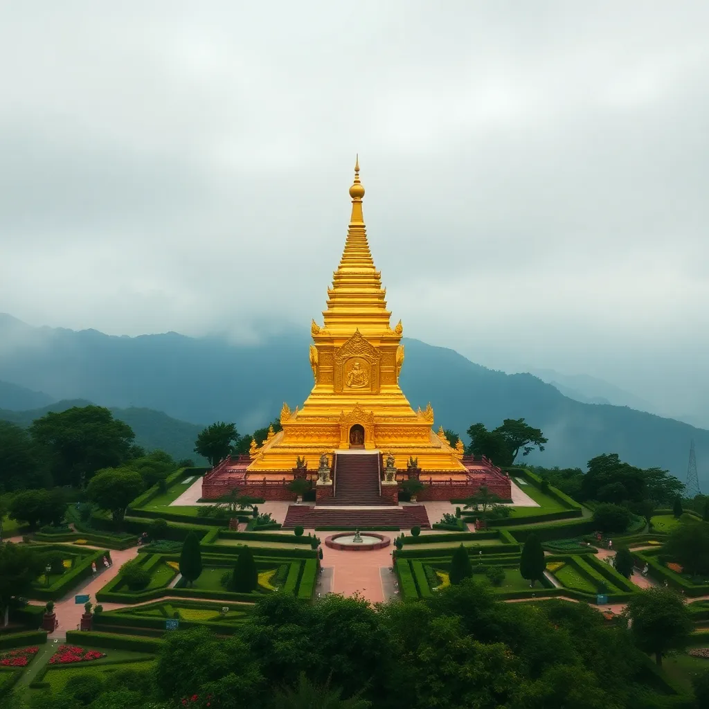 Golden Buddha monument